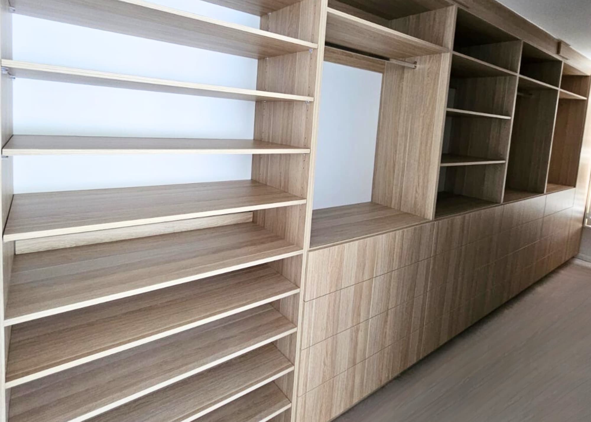 Coloured Wardrobe Finishes