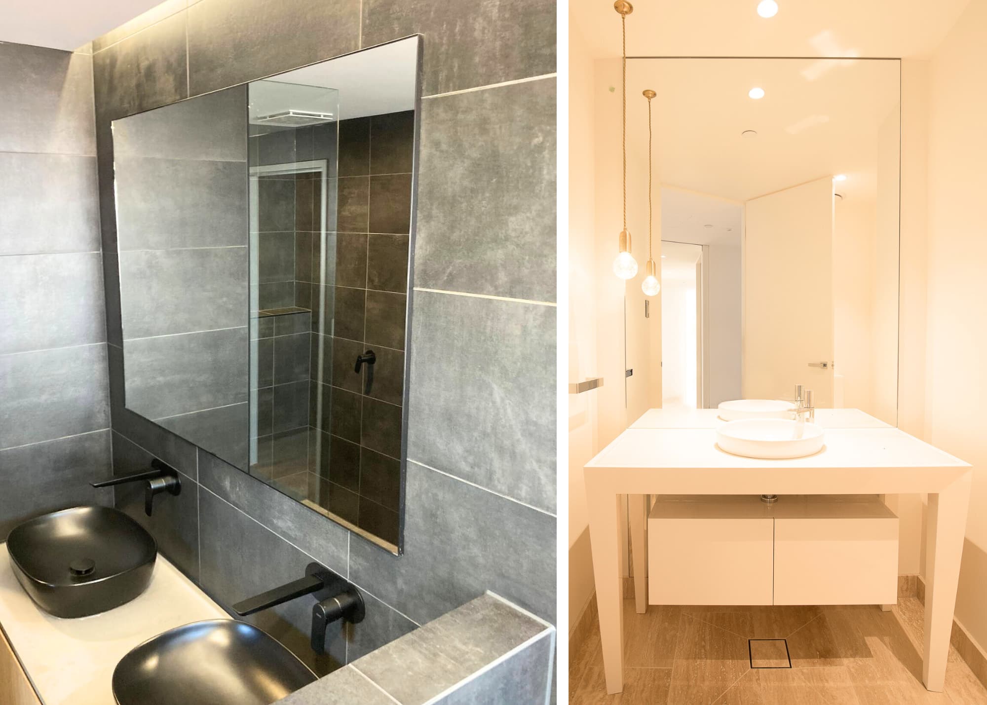 Micro-Framed Mirrors