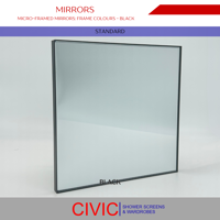 MIRRORS Micro-Framed colour Black