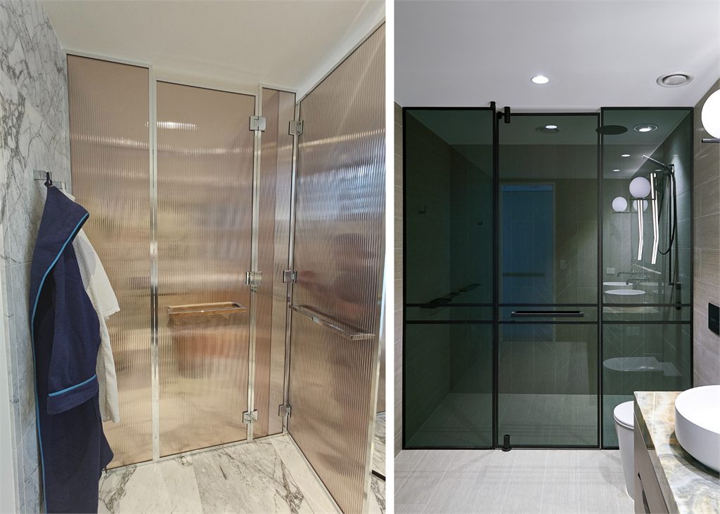 10mm Designer Framed Shower Screens