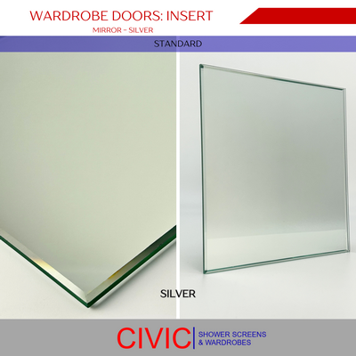 WardrobeDoors Insert Mirror Silver