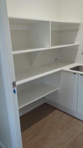 LaundryCustomstoragefixedshelvingwhitboardwhitewardrobes