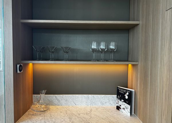 Textured Glass Splashbacks