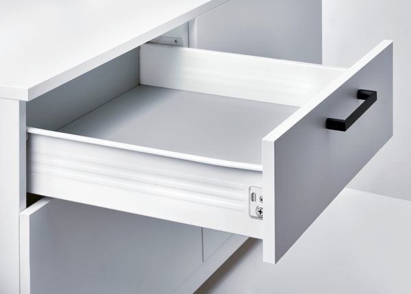 Metal side drawers