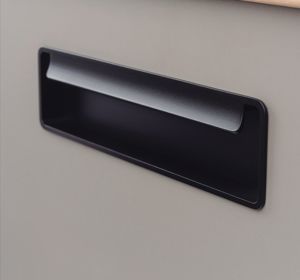 PremiumHandlesMOMO-Fold_MattBlack_128mm_FlushPullHandle
