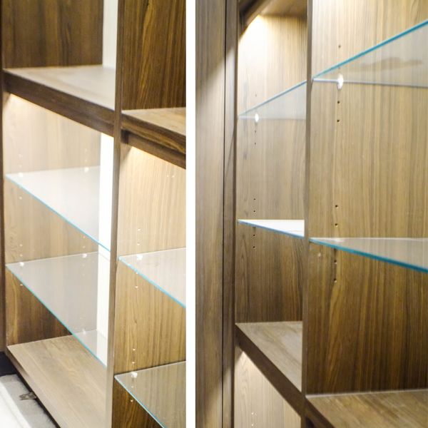 Glass shelf