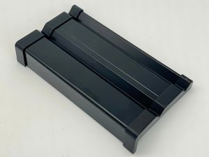 Standard Double Track with Lip EWD-3A-Black