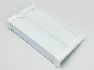 Standard Double Track with Lip EWD-3A-White