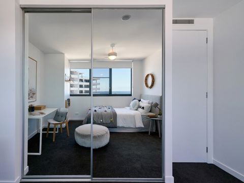 Framed sliding robe doors