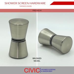 ShowerScreenHardware-TaperedKnobs_Brushed_Nickel
