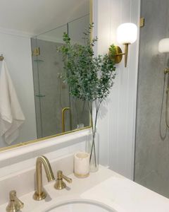 ShowerScreens_10mm_Hinged_GoldHardware__AccessibleEntry_littlehouserenovations2