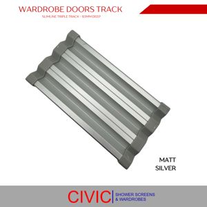 WardrobeDoorsTrack-SlimlineTripleTrackMattSilver