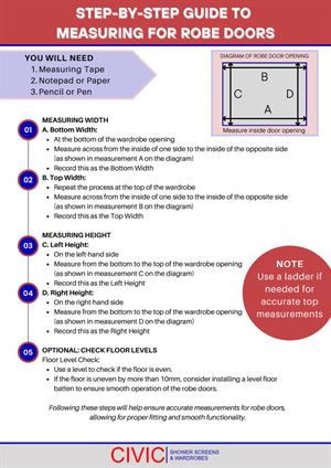 How to Measure for Robe Doors